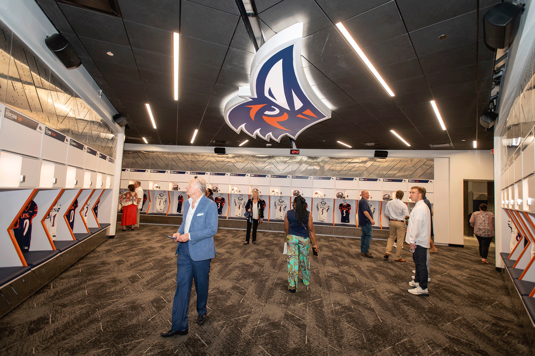 View of new RACE locker room